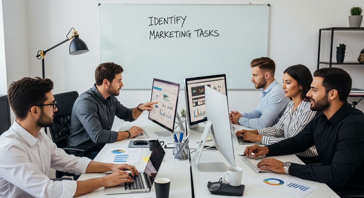 delegate marketing tasks